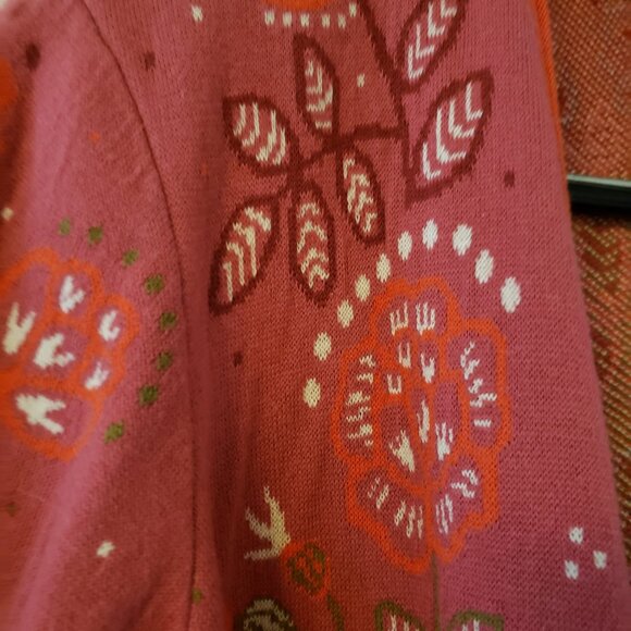 NOVEMBER PRICE DROP Coral cotton Gudrun Sjoden kimono sweater - Picture 3 of 4